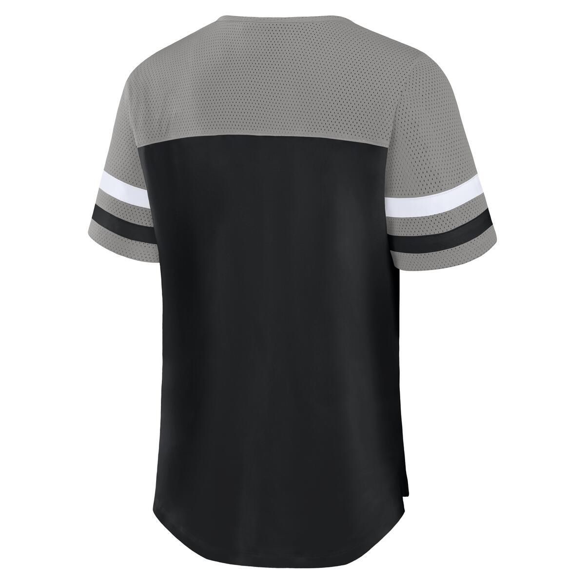 LAS VEGAS RAIDERS WOMEN'S FANATICS BRANDED CURL ROUTE T-SHIRT - BLACK