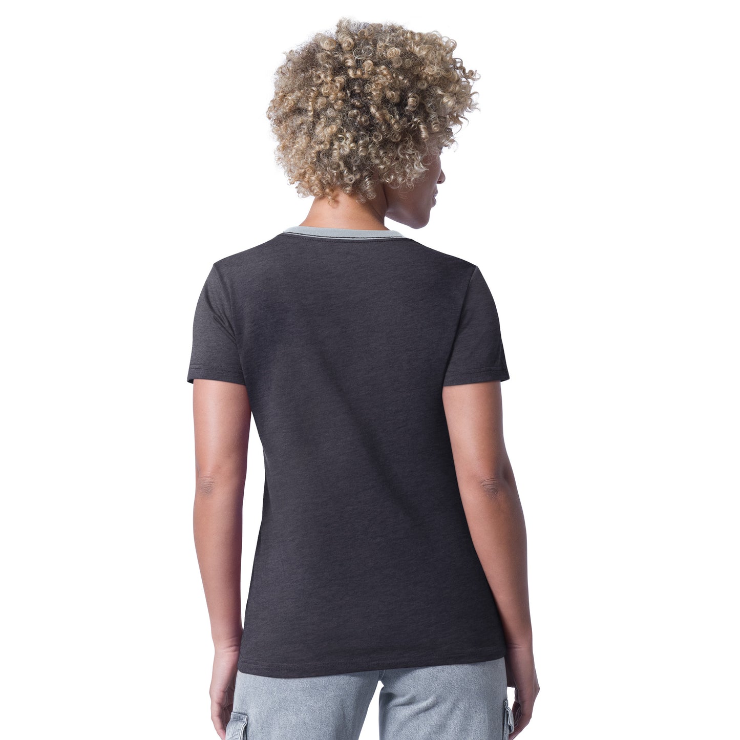 LAS VEGAS RAIDERS WOMEN'S G-III 4HER BY CARL BANKS MAIN PLAY T-SHIRT - BLACK