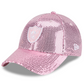 LAS VEGAS RAIDERS WOMEN'S SEQUIN 9FORTY ADJUSTABLE HAT - PINK