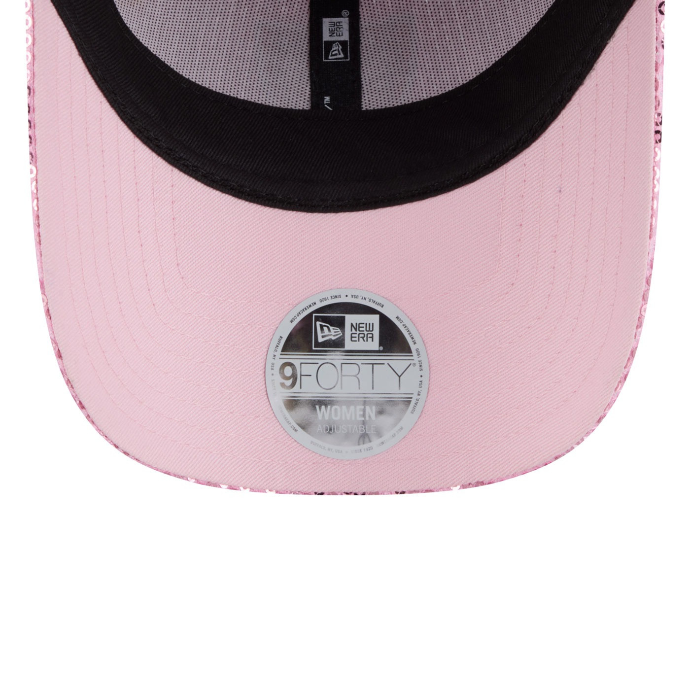 LAS VEGAS RAIDERS WOMEN'S SEQUIN 9FORTY ADJUSTABLE HAT - PINK