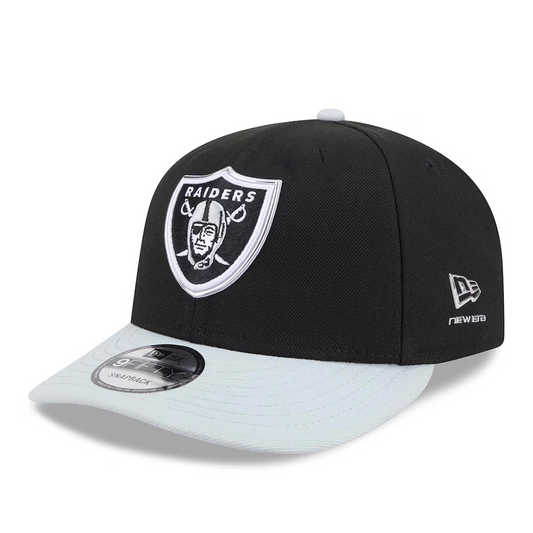 LAS VEGAS RAIDERS YOUTH 2026 NFL DRAFT 9FIFTY SNAPBACK HAT - BLACK/GRAY