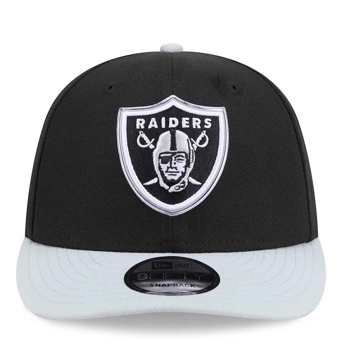 LAS VEGAS RAIDERS YOUTH 2026 NFL DRAFT 9FIFTY SNAPBACK HAT - BLACK/GRAY
