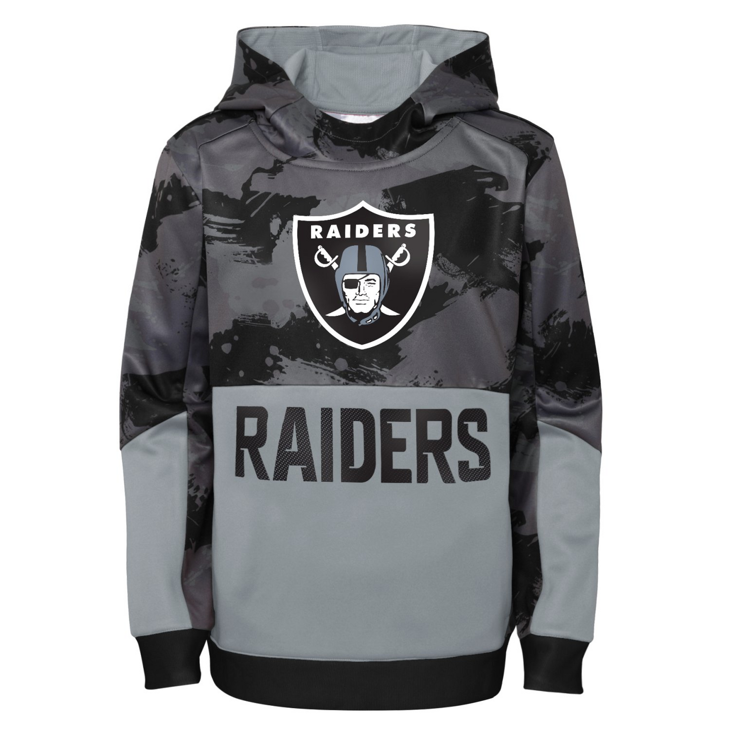 LAS VEGAS RAIDERS YOUTH COVERT HOODED SWEATSHIRT