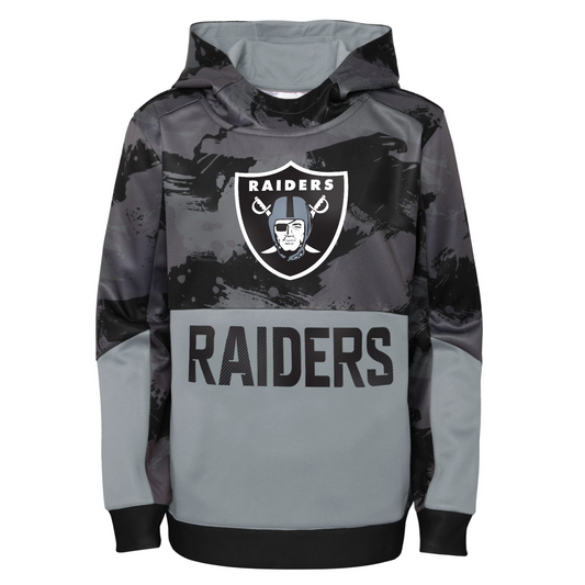 LAS VEGAS RAIDERS YOUTH COVERT HOODED SWEATSHIRT