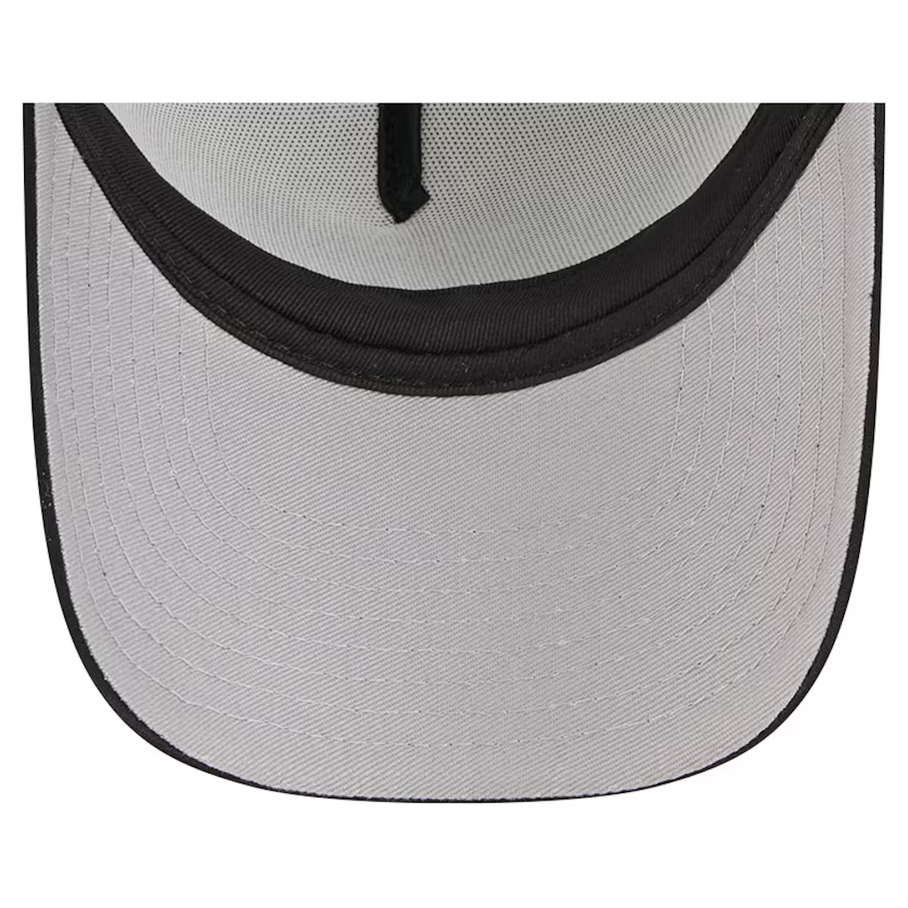 LAS VEGAS RAIDERS YOUTH STREAK A-FRAME 9FORTY ADJUSTABLE HAT - WHITE/BLACK