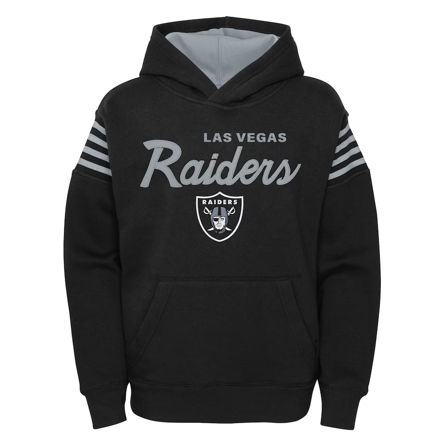 LAS VEGAS RAIDERS YOUTH THE CHAMP IS HERE PULLOVER HOODED SWEATSHIRT