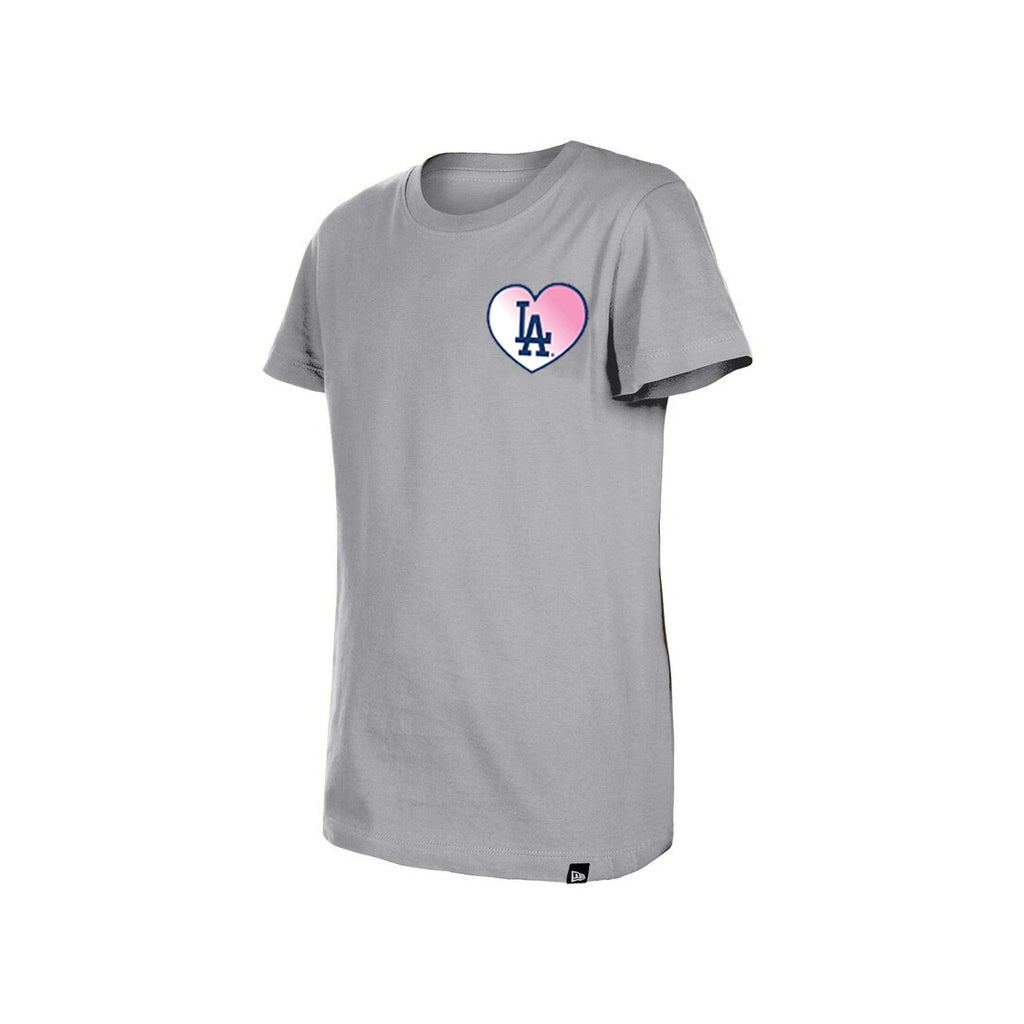 LOS ANGELES DODGERS GIRLS GROOVY BACK V-NECK T-SHIRT