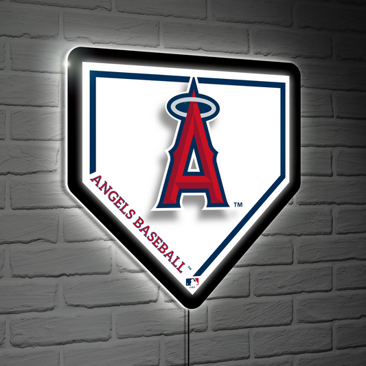 LOS ANGELES ANGELS HOMEPLATE EDGELITE LED WALL DECOR