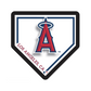 LOS ANGELES ANGELS HOMEPLATE EDGELITE LED WALL DECOR