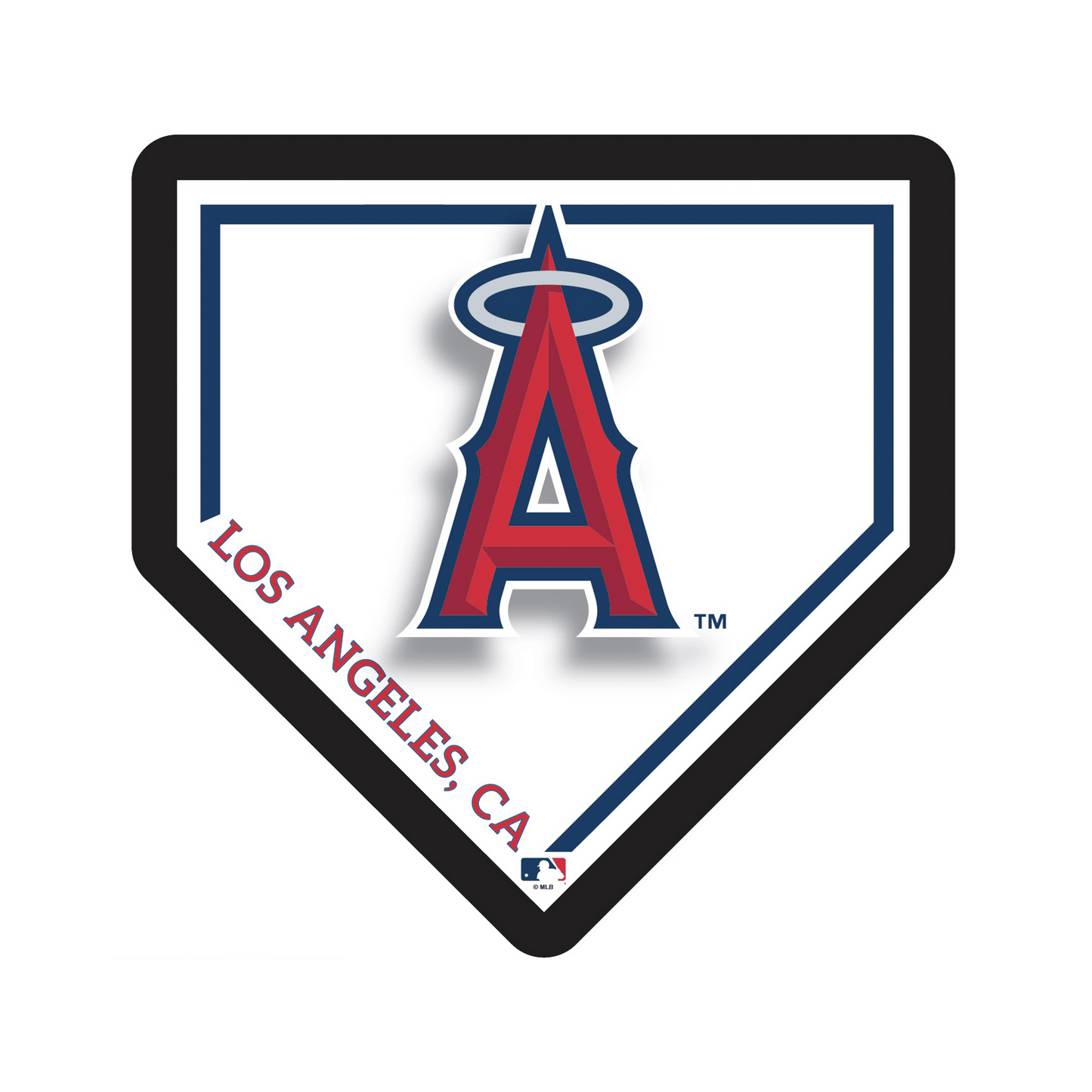 LOS ANGELES ANGELS HOMEPLATE EDGELITE LED WALL DECOR