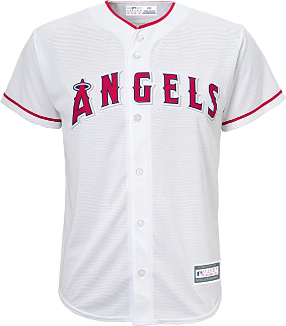 LOS ANGELES ANGELS KIDS REPLICA JERSEY - WHITE