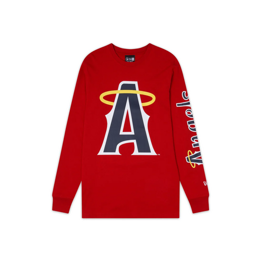 LOS ANGELES ANGELS MEN'S RETRO CITY LONG-SLEEVE T-SHIRT