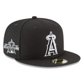 LOS ANGELES ANGELS SIDEPATCH 2010 ALL-STAR GAME 59FIFTY FITTED HAT - BLACK/ WHITE
