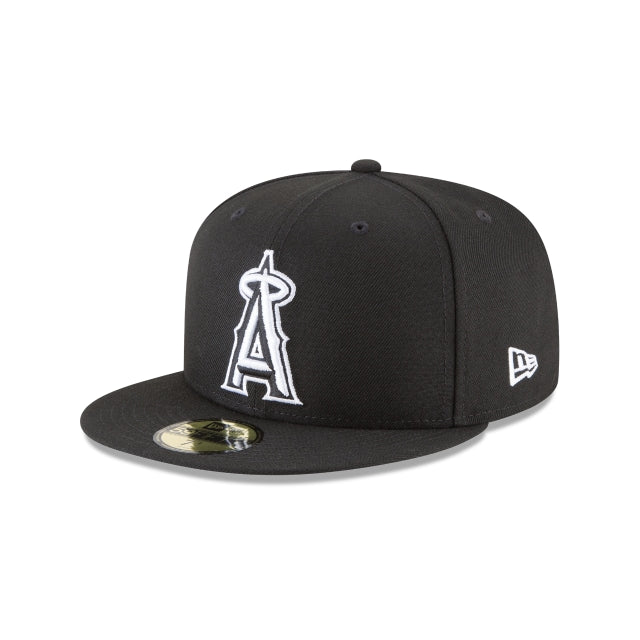 Los Angeles Angels Sidepatch 2010 All-Star Game 59FIFTY Fitted Hat - Black/ White Blk 2010 / 7 3/4