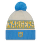 LOS ANGELES CHARGERS 2023 NFL SIDELINE CUFFED KNIT WITH POM - HISTORIC