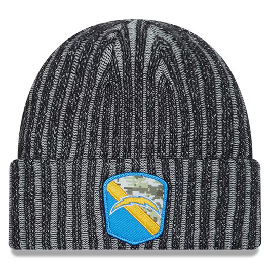 LOS ANGELES CHARGERS 2023 SALUTE TO SERVICE CUFFED KNIT