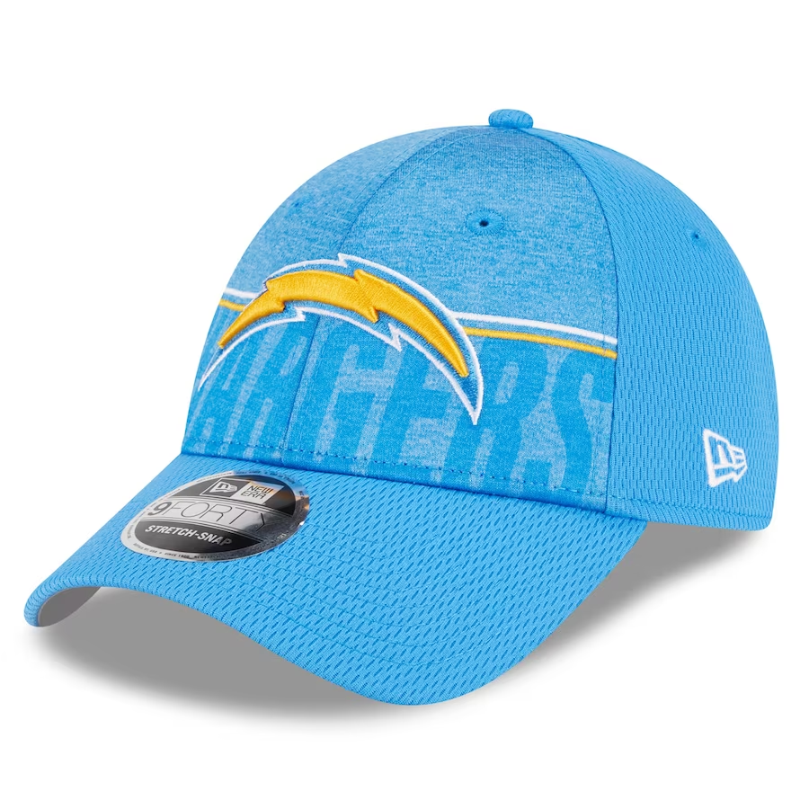 LOS ANGELES CHARGERS 2023 TRAINING CAMP 9FORTY STRETCH SNAP ADJUSTABLE HAT