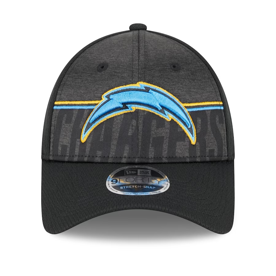 LOS ANGELES CHARGERS 2023 TRAINING CAMP 9FORTY STRETCH-SNAP ADJUSTABLE HAT