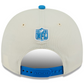 LOS ANGELES CHARGERS 2025 NFL DRAFT 9FIFTY A-FRAME SNAPBACK HAT - CHROME WHITE/POWDER BLUE