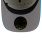LOS ANGELES CHARGERS 2025 NFL DRAFT A-FRAME 59FIFTY FITTED HAT - CHROME WHITE/POWDER BLUE