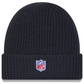 LOS ANGELES CHARGERS 2025 SIDELINE COLD WEATHER CUFFED KNIT - CHARCOAL
