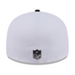 LOS ANGELES CHARGERS 2026 NFL DRAFT 59FIFTY FITTED HAT -  WHITE/BLACK