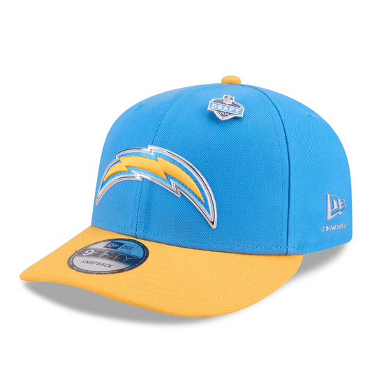 LOS ANGELES CHARGERS 2026 NFL DRAFT 9FIFTY SNAPBACK HAT - POWDER BLUE/GOLD