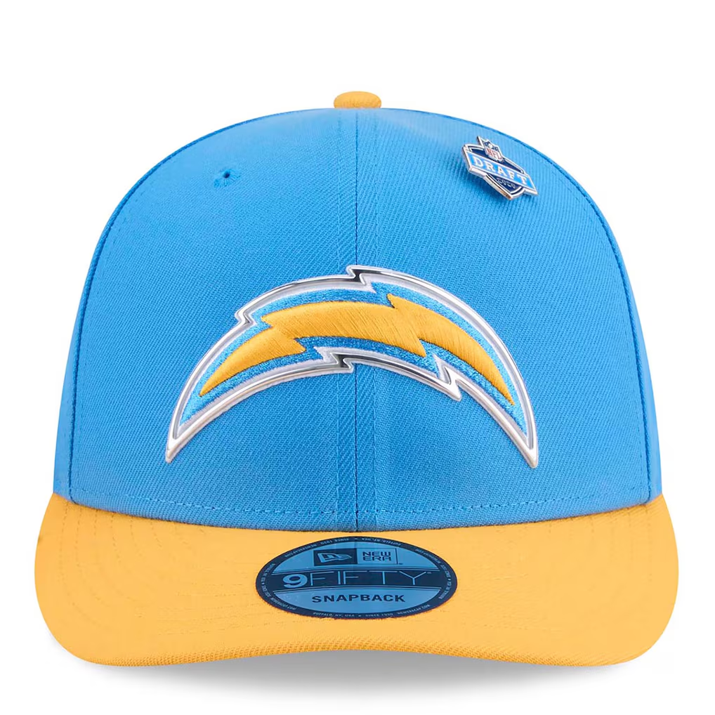 LOS ANGELES CHARGERS 2026 NFL DRAFT 9FIFTY SNAPBACK HAT - POWDER BLUE/GOLD