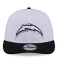 LOS ANGELES CHARGERS 2026 NFL DRAFT CASUAL CLASSIC ADJUSTABLE HAT - WHITE/BLACK