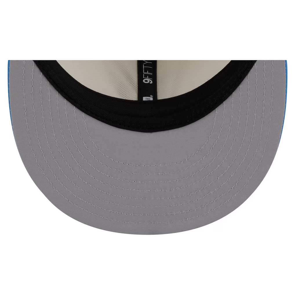 LOS ANGELES CHARGERS 2026 NFL TRAINING CAMP 9FIFTY SNAPBACK HAT - CHROME WHITE/POWDER BLUE