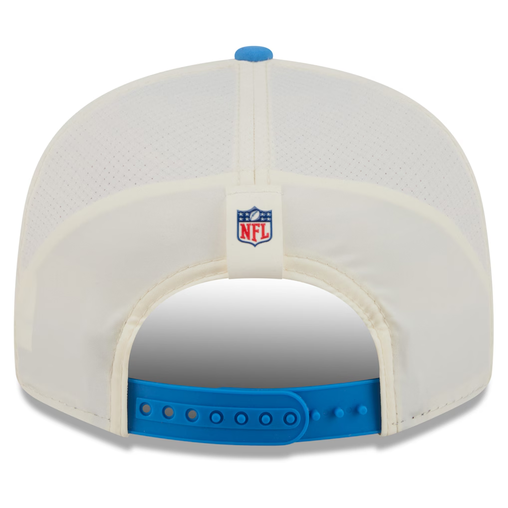 LOS ANGELES CHARGERS 2026 NFL TRAINING CAMP 9FIFTY SNAPBACK HAT - CHROME WHITE/POWDER BLUE