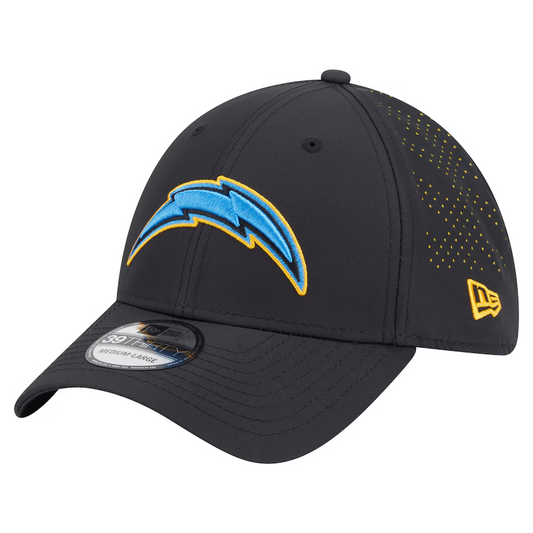 LOS ANGELES CHARGERS BLACK NIGHT 39THIRTY FLEX FIT HAT - BLACK
