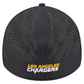 LOS ANGELES CHARGERS BLACK NIGHT 39THIRTY FLEX FIT HAT - BLACK