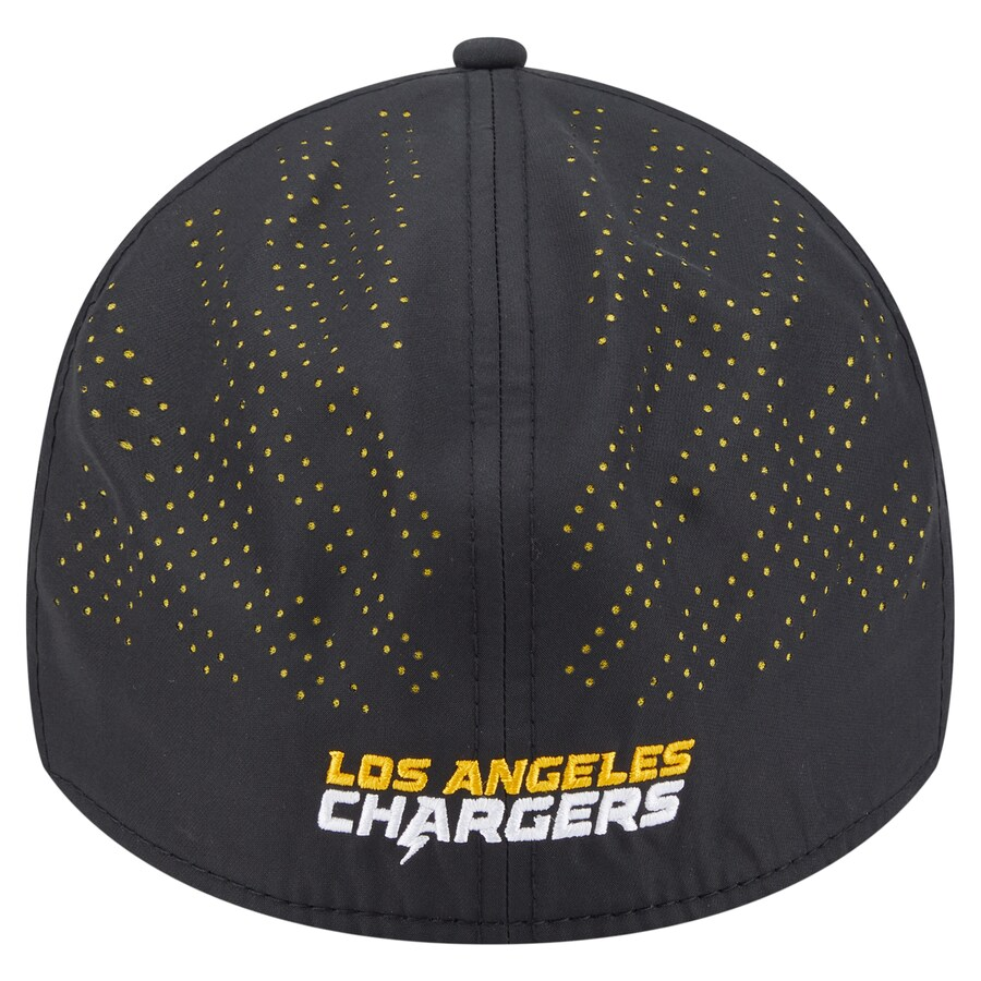 LOS ANGELES CHARGERS BLACK NIGHT 39THIRTY FLEX FIT HAT - BLACK
