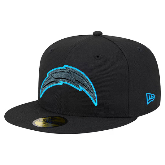 LOS ANGELES CHARGERS COLOR POP 59FIFTY FITTED HAT - BLACK