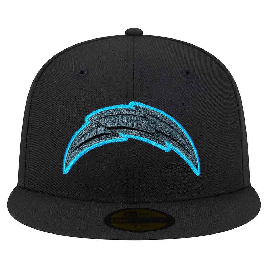 LOS ANGELES CHARGERS COLOR POP 59FIFTY FITTED HAT - BLACK