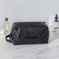 LOS ANGELES CHARGERS EMBOSSED TOILETRY BAG - BLACK
