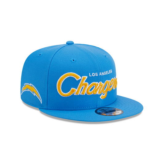 LOS ANGELES CHARGERS EVERGREEN SCRIPT 9FIFTY SNAPBACK