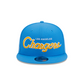 LOS ANGELES CHARGERS EVERGREEN SCRIPT 9FIFTY SNAPBACK