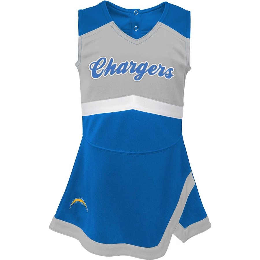 LOS ANGELES CHARGERS INFANT CHEER CAPTAIN JUMPER DRESS