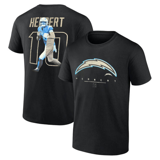 LOS ANGELES CHARGERS JUSTIN HERBERT MEN'S NOTORIOUS T-SHIRT