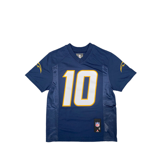 LOS ANGELES CHARGERS JUSTIN HERBERT YOUTH MID TIER JERSEY - NAVY