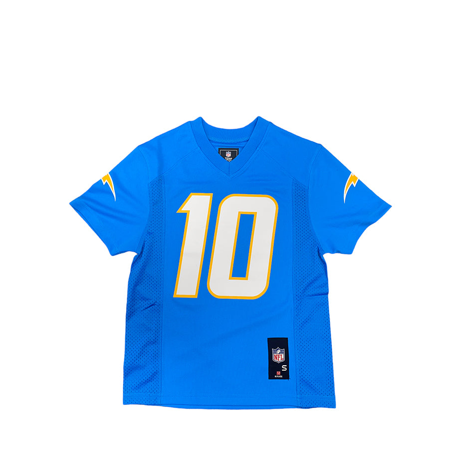 LOS ANGELES CHARGERS JUSTIN HERBERT YOUTH MID TIER JERSEY - POWDER BLUE