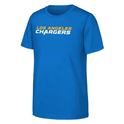 LOS ANGELES CHARGERS JUSTIN HERBERT YOUTH OUTERSTUFF NAME NUMBER T-SHIRT - POWDER BLUE