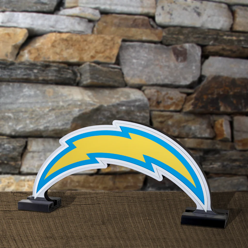 LOS ANGELES CHARGERS LED INFINITY LOGO LIGHT