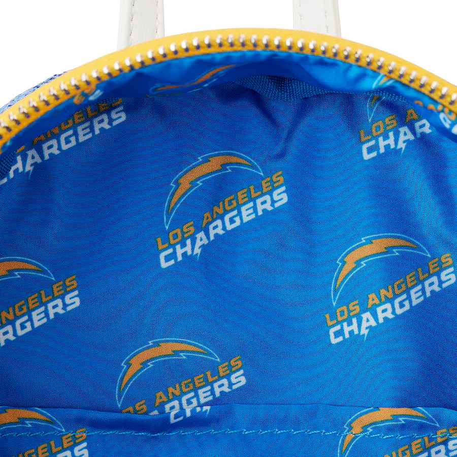 LOS ANGELES CHARGERS LOUNGEFLY SEQUIN MINI BACKPACK