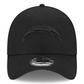 LOS ANGELES CHARGERS MAIN NEO 39THIRTY FLEX FIT HAT - BLACK/BLACK