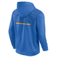 LOS ANGELES CHARGERS MEN'S DEFENDER EVO PULLOVER HOODED SWEATSHIRT