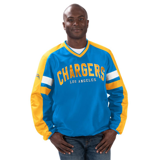 LOS ANGELES CHARGERS MEN'S DRAFT PICK PULLOVER JACKET