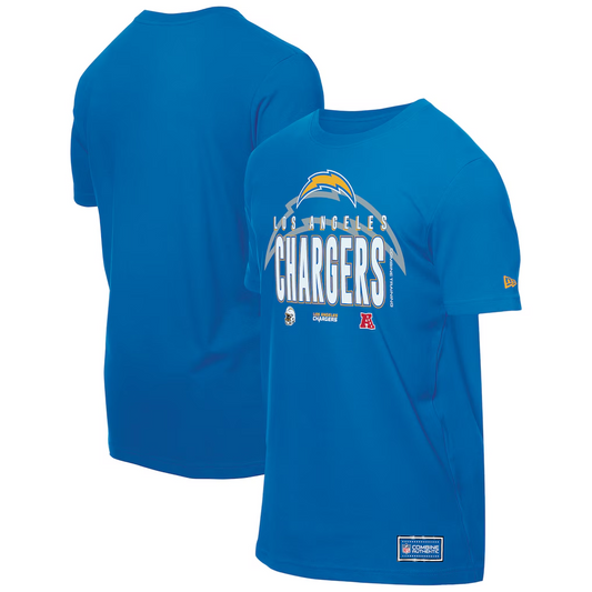 LOS ANGELES CHARGERS MEN'S NEW ERA 2025 NFL TRAINING CAMP T-SHIRT - POWDER BLUE